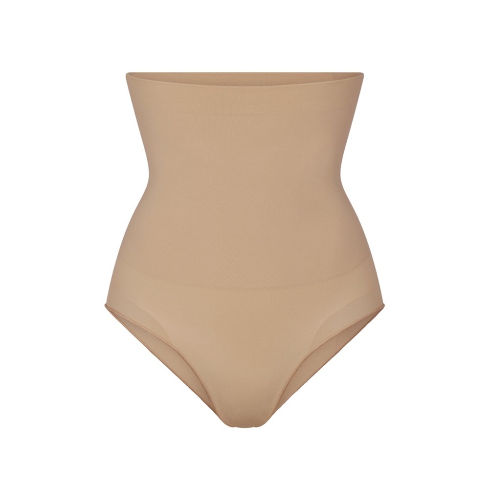 SOLD SKIMs Core Control High Waisted Brief, Size Small in color Clay